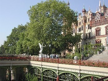 Auenanlage des Schloss am Burggarten.